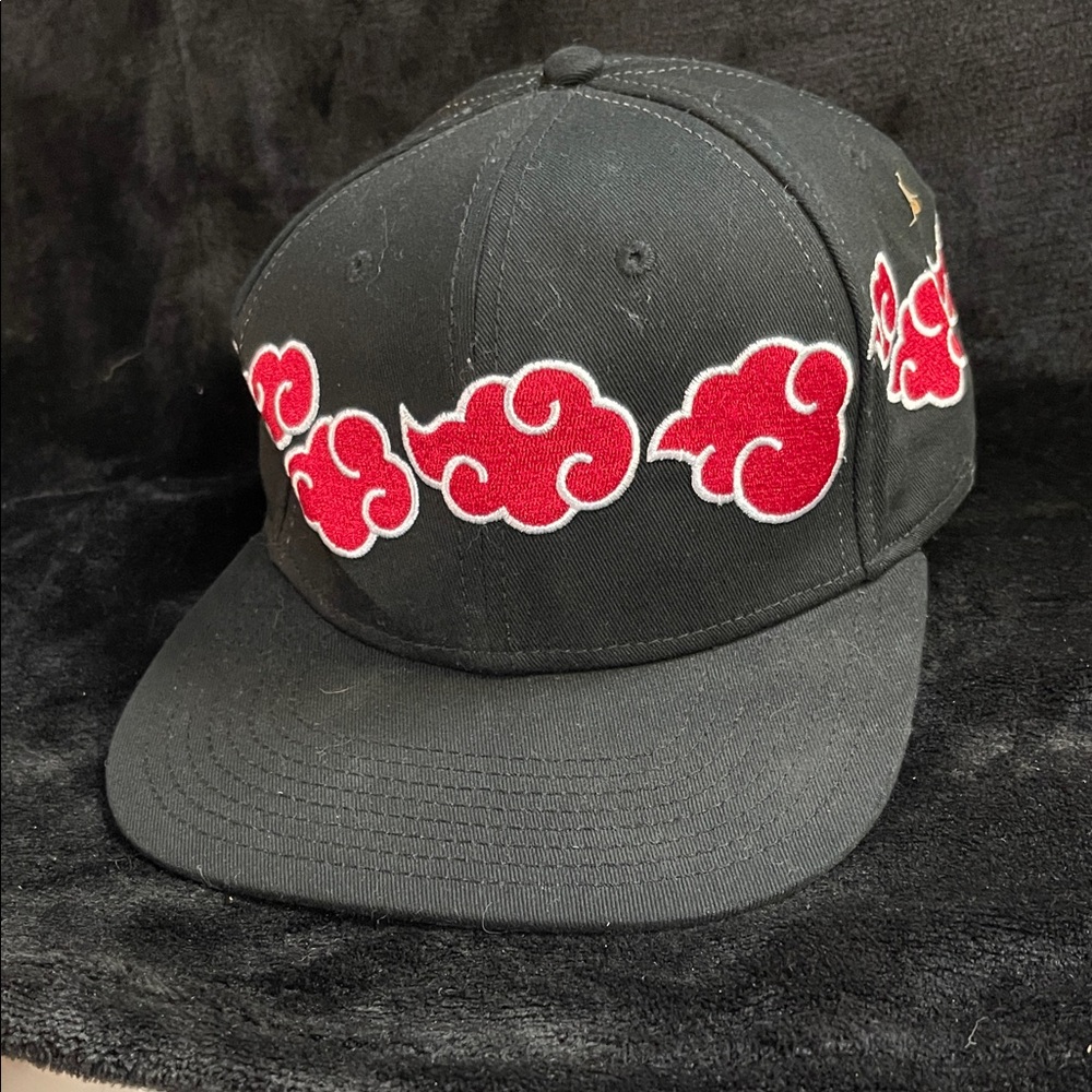 Spencer's Black Hat with Red Accents